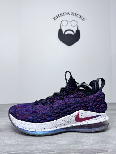 Size 9 - Nike Lebron 15 Low Supernova 2018 AO1755-900 Men's Rare Preowned - Picture 3 of 9
