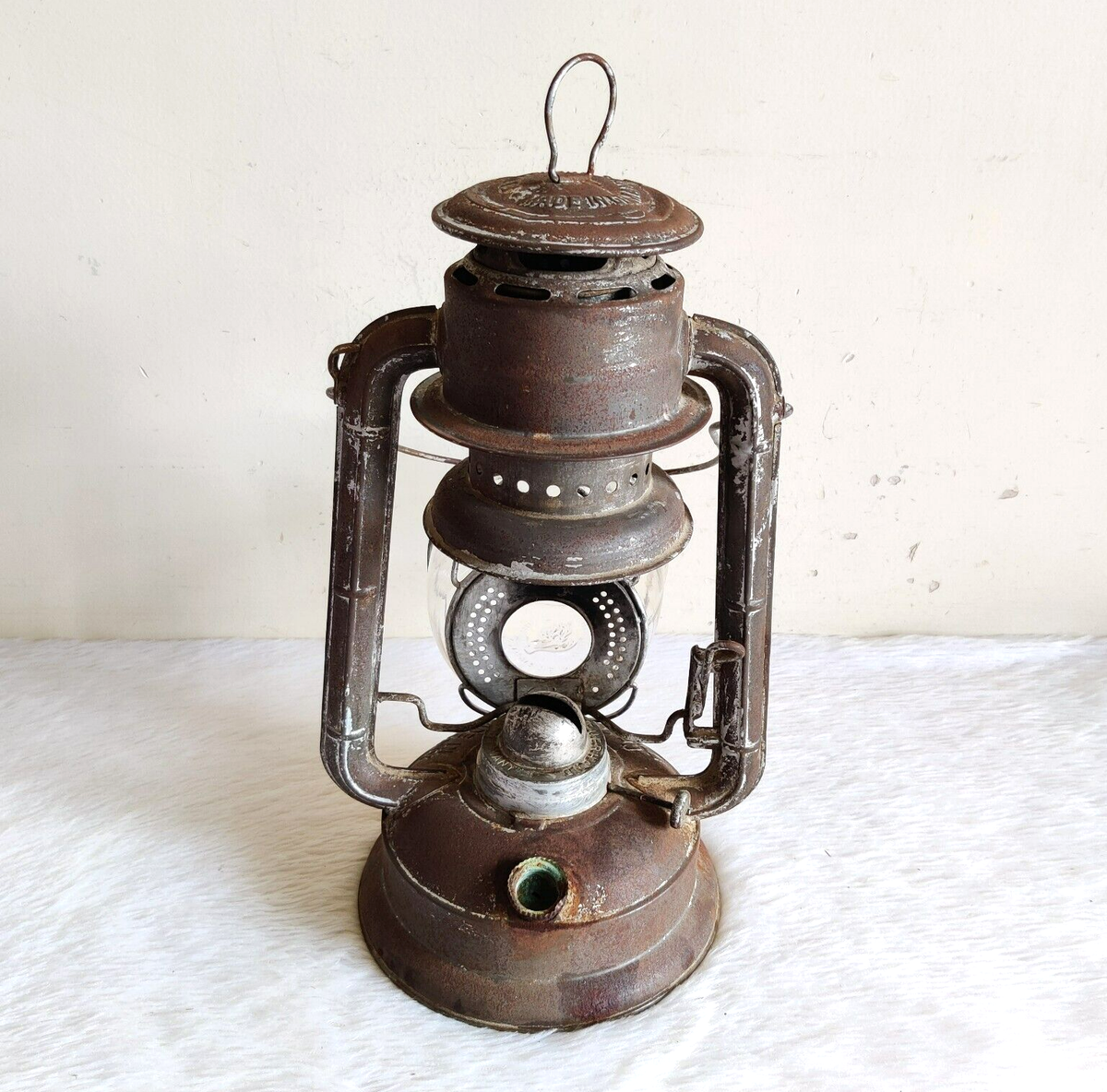 Vintage Nc 260 Feuerhand Lantern Original Glass Globe