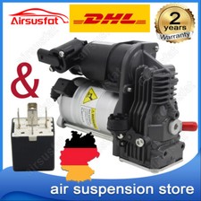 Kompressor Luftfederung +RELAIS für Mercedes-Benz S-Klasse W221 C216 Airmatic DE