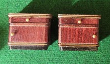 2 kleine Holz Nachttisch Schränkchen Puppen Möbel