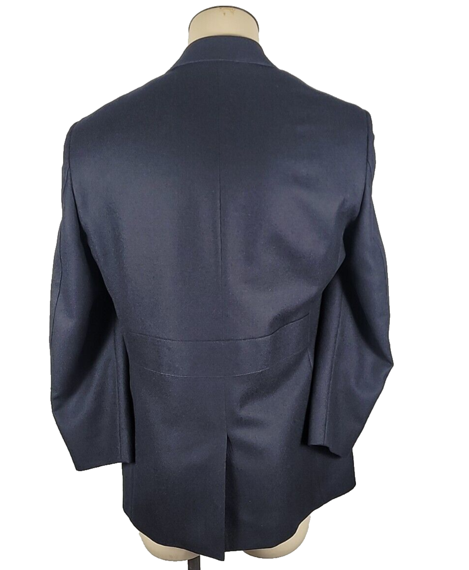 b701 スーツ3点セットDKNY ネイビー メンズ L ウール DKNY Mens Navy Blue Wool 3 Button Sport Coat Suit Jacket Blazer Sz