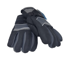 Winter Proof Boys Cold Weather Gloves Black/Grey Insulated L/XL 12-16 NWT 30