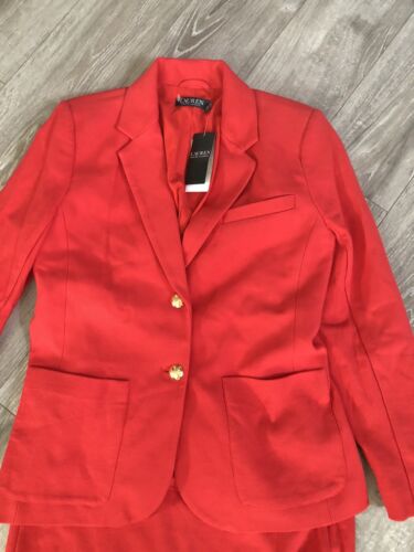 Ralph Lauren Women's Textured Knit Ronisha Suit Separates Blazer Jacket Size M - Picture 2 of 2