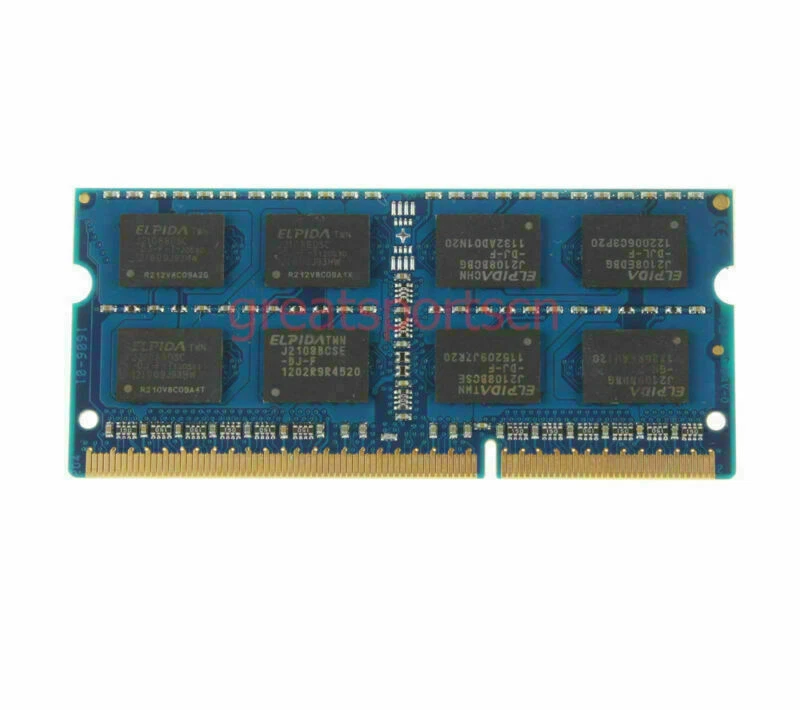 ELPIDA 4GB 2RX8 PC3-10600S DDR3 1333MHz 204pin SODIMM RAM Laptop Notebook Memory - Image 2 of 4