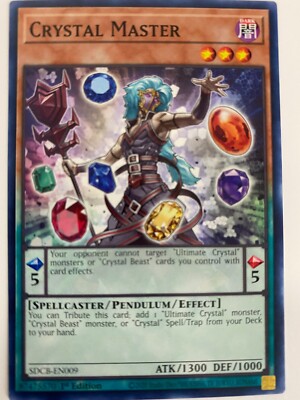Yu-Gi-Oh! - Crystal Master - SDCB-EN009 - Common - 1st Ed - NM/M - NEW