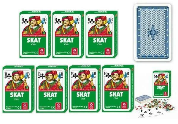 7x Skatkarten Original Altenburger Spielkarten ASS - Französisches Bild
