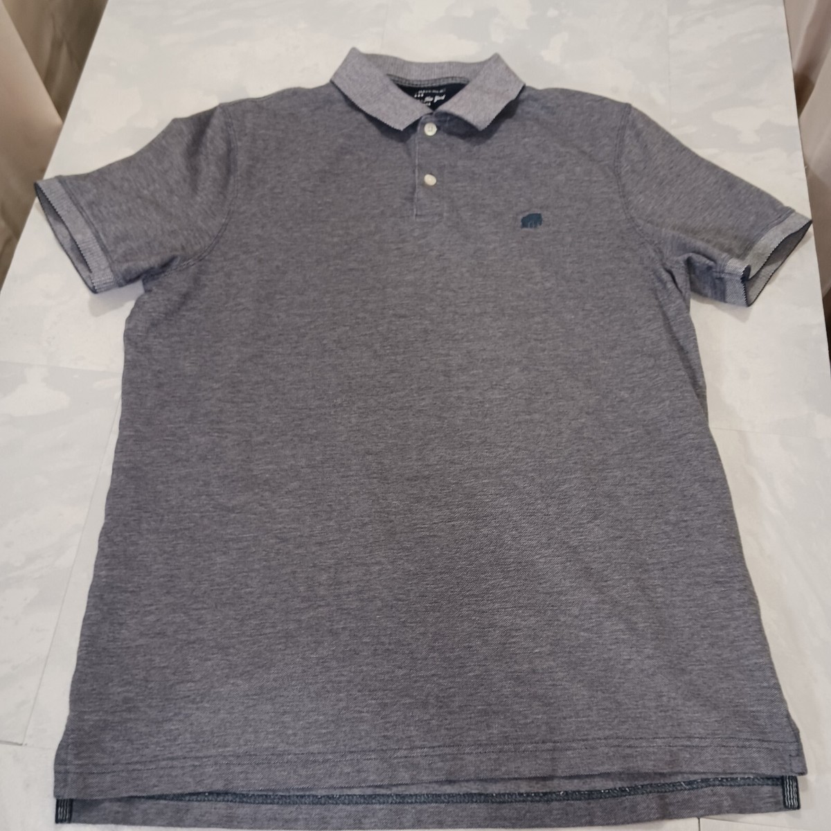Banana Republic Birdseye Preppy Polo Shirt Men's Large Short