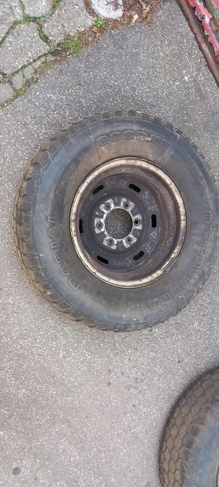 Hyundai Galloper Felge Stahlfelge Rad Ersatzrad Gelände 235/75/15🚛😉 - Bild 2 von 4