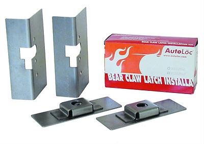 AUTOLOC Small BEAR CLAW DOOR LATCH INSTALL KIT BCINST-S street rat rod custom