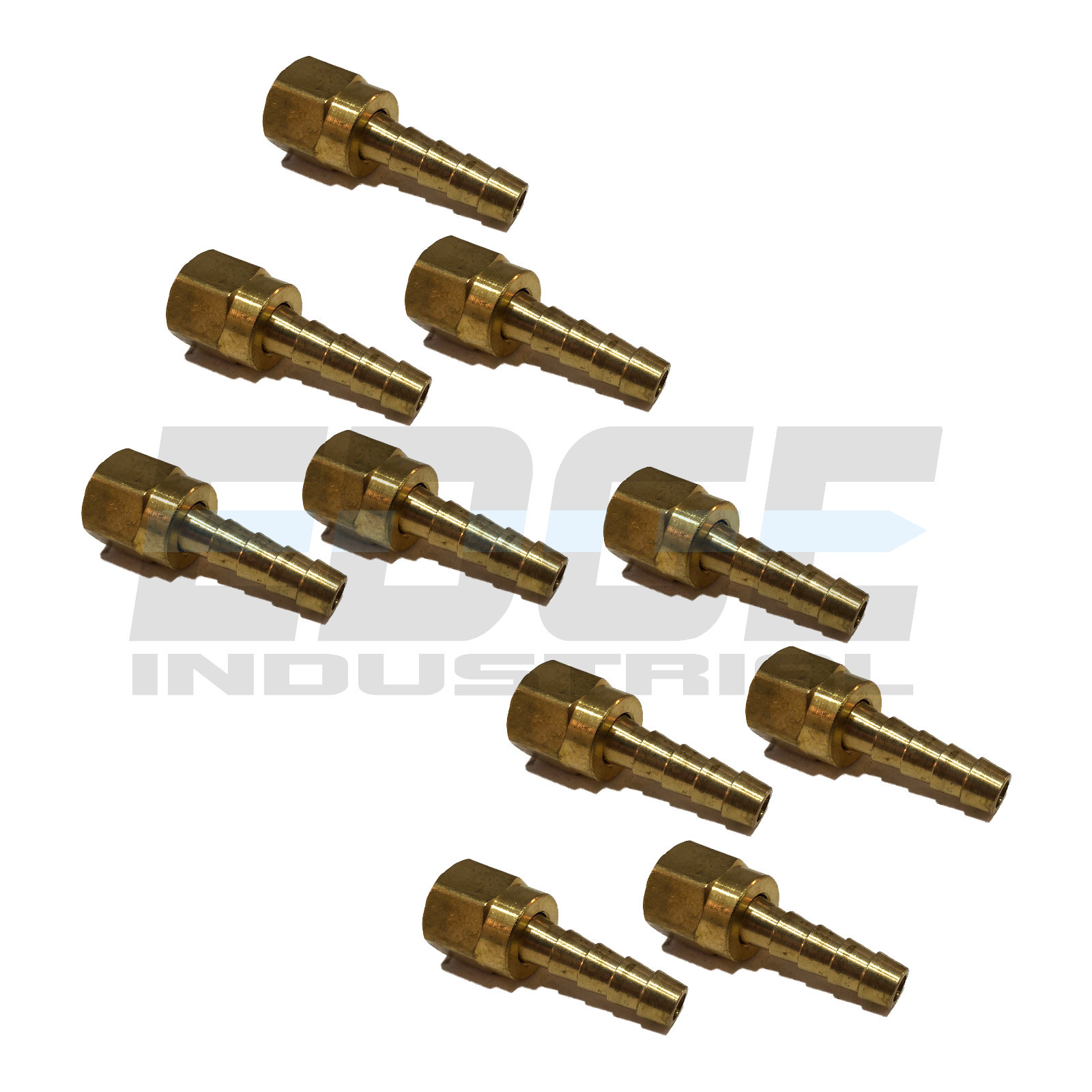 FJX-08-08 - Tubo flessibile da 1/2 JIC 37° femmina a 37°, raccordo a crimpare girevole, confezione da 10 FJX-08-08 - Tubo flessibile da 1/2 JIC 37° femmina a 37°, raccordo a crimpare girevole, confezione da 10