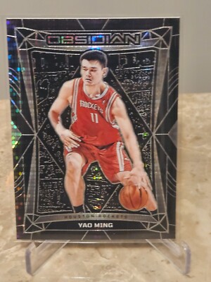 2023-24 Panini Obsidian YAO MING #186 Pulsar SP  International Electric Etch
