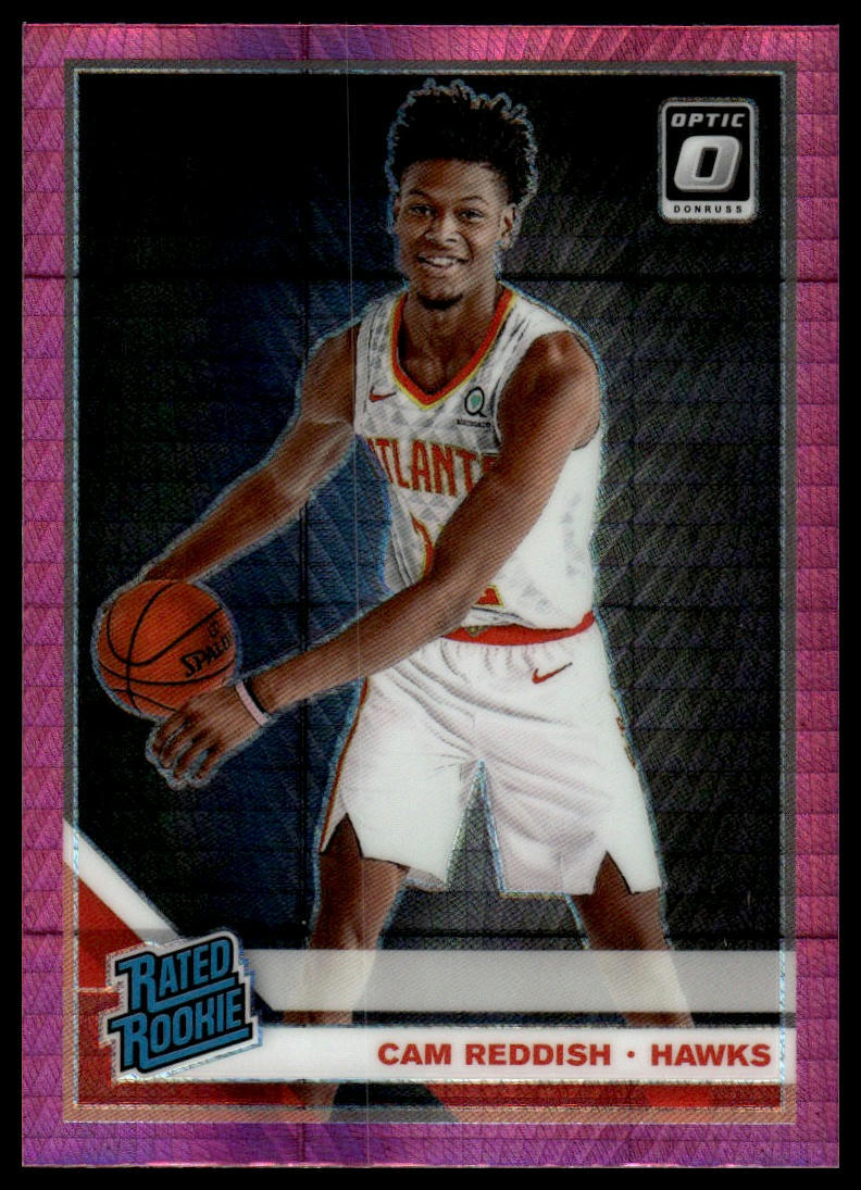 2019-20 Donruss Optic Cam Reddish Hyper Pink Holo Prizm RC #170