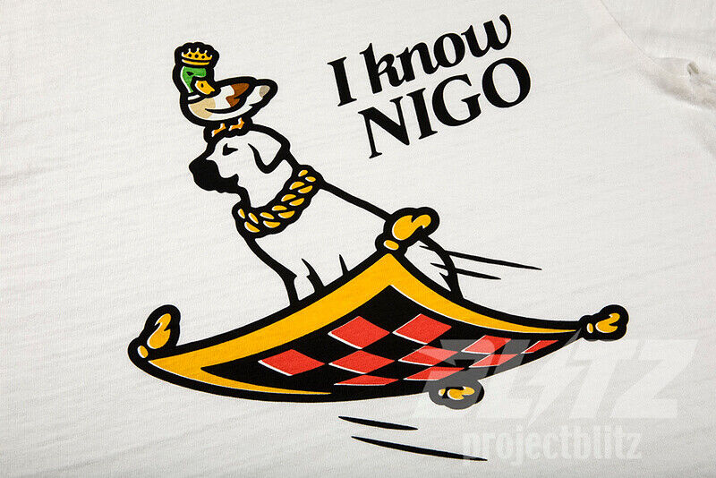 Human Made x Victor Victor “I Know Nigo” Tee in White