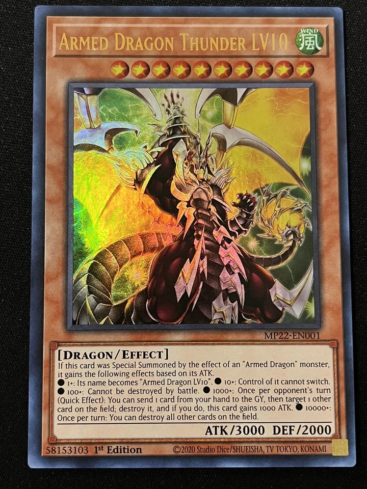 YUGIOH ARMED DRAGON DECK- LV- LEVEL UP- DRAGON THUINDER- WHITE VEIL- FLASH NM - Image 3 of 4