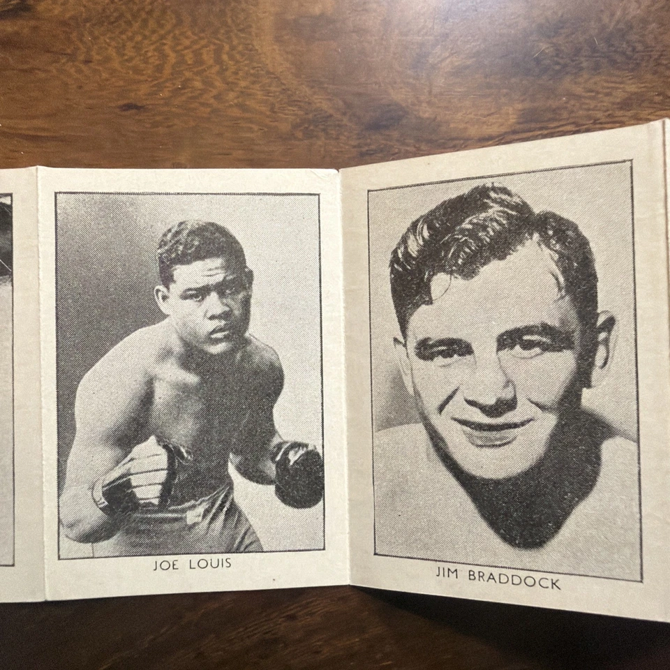 1935 Amalgamated Press Joe Louis RC With James Braddock Full Book Booklet - Image 2 of 4