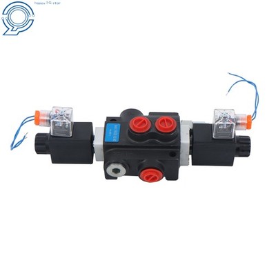 1Spool 13 GPM 3600PSI Solenoid 12V DC Hydraulic Control Valve Double Acting