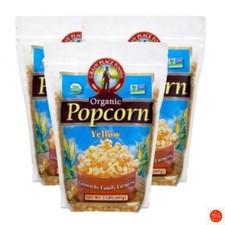 Grain Place Foods 2 lb Organic Yellow Popcorn Kernels Non-GMO - Pack of 3