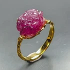 Unique Ring 5 ct+ Natural Tourmaline Ring 925 Sterling Silver Size 7 /R474487