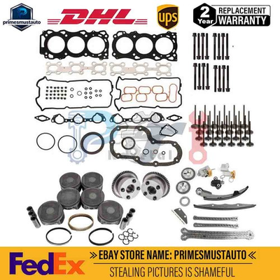 #ad VQ40DE 4.0L Engine Rebuild Overhaul Kit w Timing VVT For Nissan Xterra Frontier $495.00