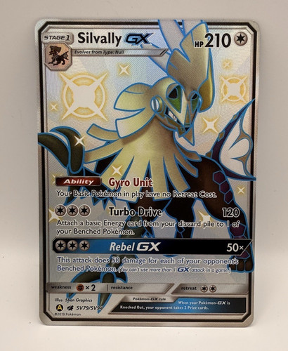 Pokémon TCG Silvally GX SV79/SV94 Hidden Fates Shiny Vault Full Art Shiny MINT