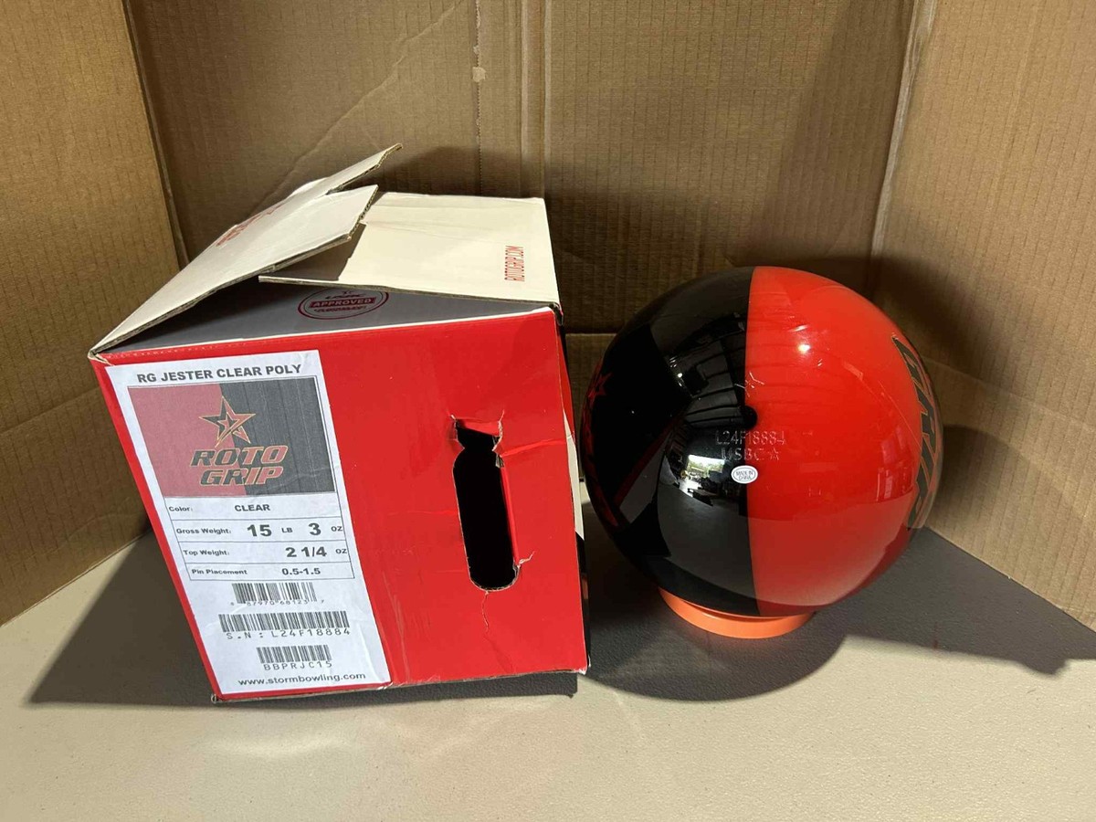 NEW 15LB Roto Grip Jester Clear Poly Bowling Ball 8884 | eBay