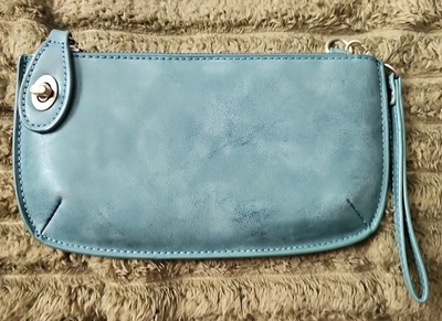 #ad #ad Joy Susan Green Mini Crossbody Wristlet Clutch Clean No Long Strap $16.00