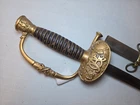 Post Civil War M1860 GAR Staff & Field Officers Sword w/Scabbard