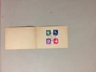 Germany 1956 book fdc with set of four SPORT stamps