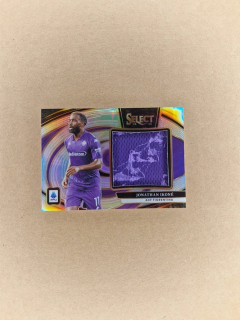 Jonathan Ikone 2024-25 Panini Select Serie A Jumbo Patch Fiorentina