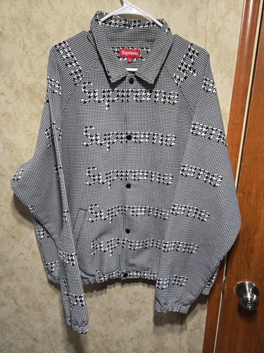Veste à pression Supreme Houndstooth Logos