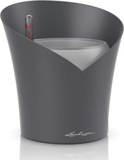 Blumentopf 19 x 18 cm Kunststoff grau