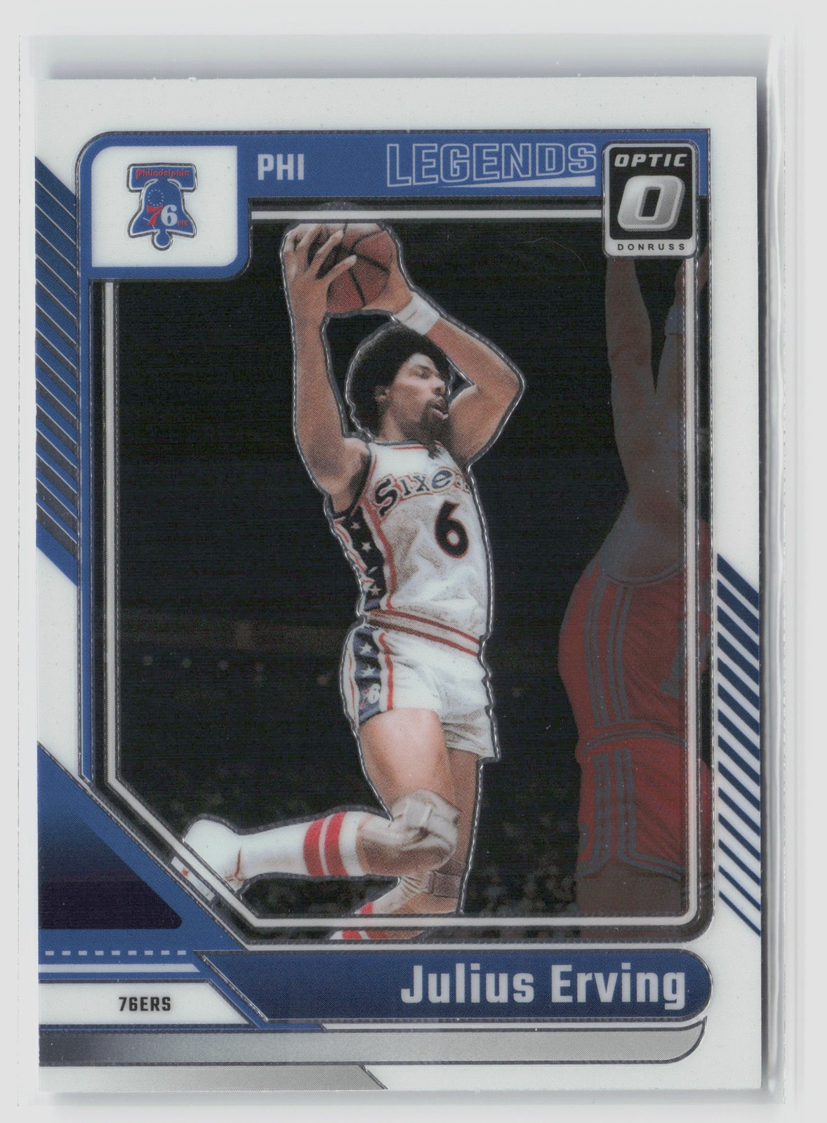 Julius Erving #232 2024-25 Panini Donruss Optic Legends 76ers