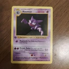 1st Edition Haunter 029/102 Base Set (Shadowless) Pokemon Card