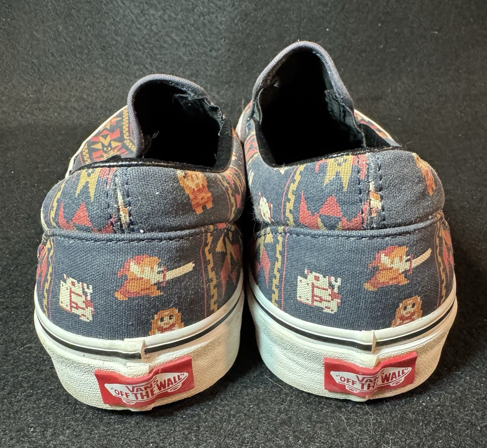 Nintendo x Vans Classic Slip On Legend Of Zelda Parisian Men’s Sz 9.5 RARE HTF image 5