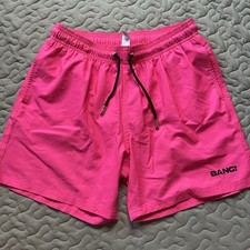 Bang Miami Swim Shorts Small Neon Pink Mens L...