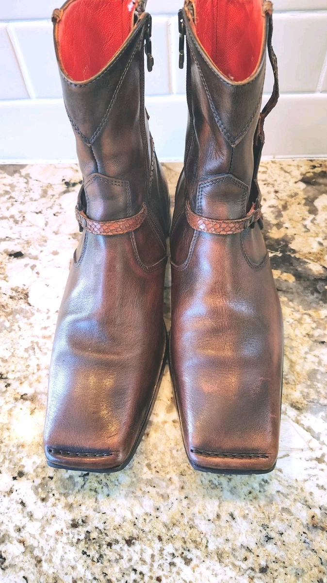 Mark Nason Boots Mens 13 Distressed Brown Tie Front Mark nason boots mens - Gem main image 3