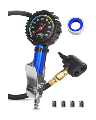 Presta Valve Adaptor Pump with Removable Schrader to Presta Valve A... Fast Ship