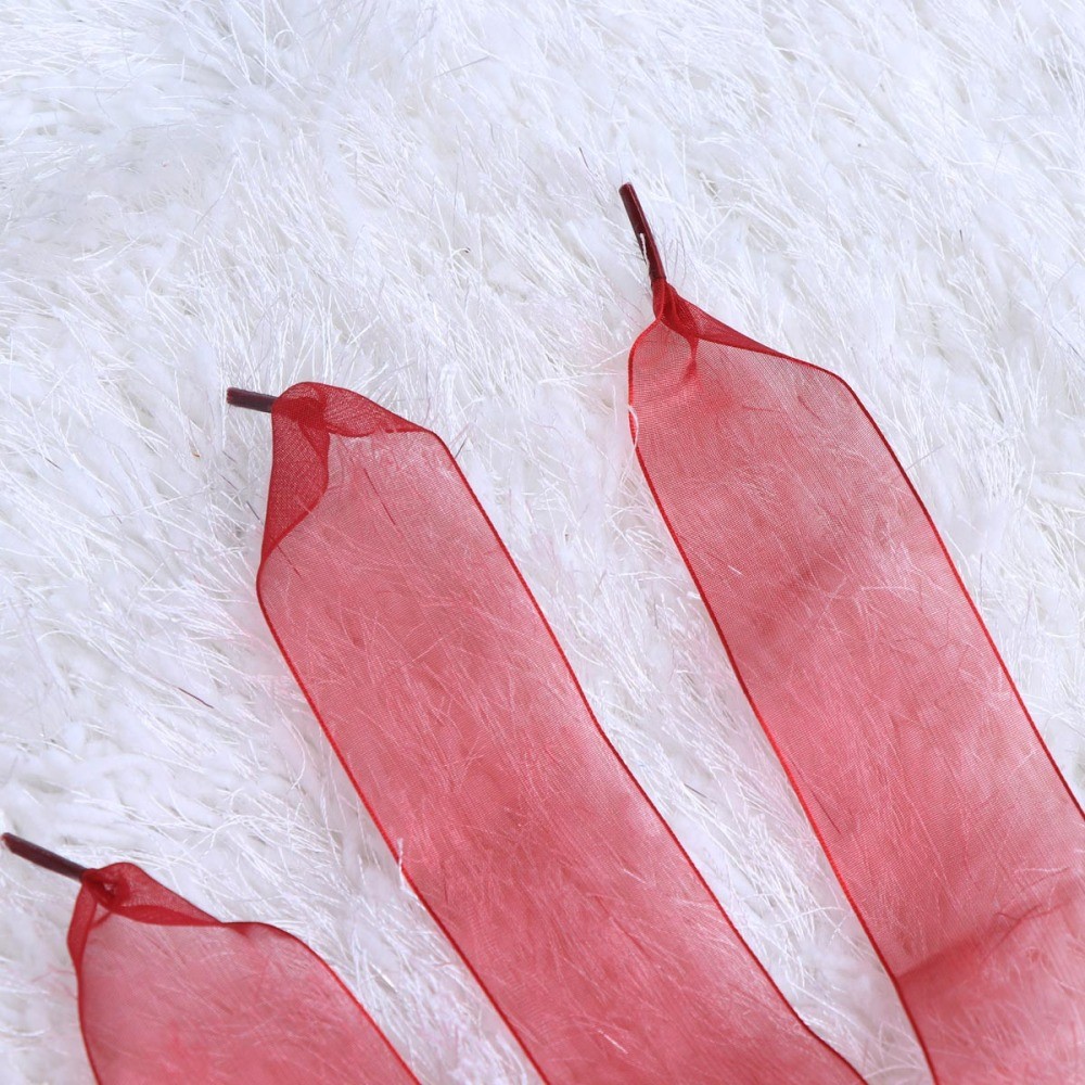 APL Nastro di seta viola lacci per scarpe lacci per scarpe piatti lacci per scarpe allargamento lacci per scarpe