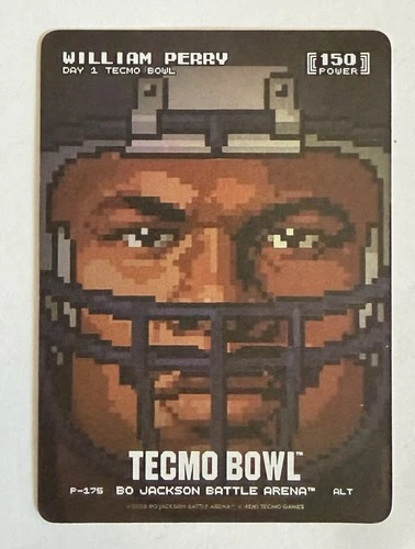 Bo Jackson Battle Arena Tecmo Bowl William Fridge Perry Day 1 Pixel Helmet Alt