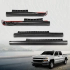 Fit For 2014-2018 Silverado 1500 Extended Cab Rocker Panel Protector Guard Cover