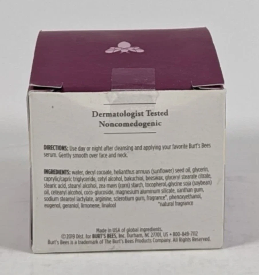 Burt's Bees Firming Moisturizing Cream Renewal Natural Retinol Alternative 1.8oz - Image 2 of 2