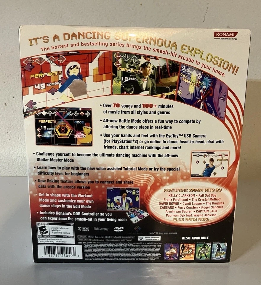 Paquete Dance Dance Revolution Supernova sellado de fábrica Foto 3 de 4