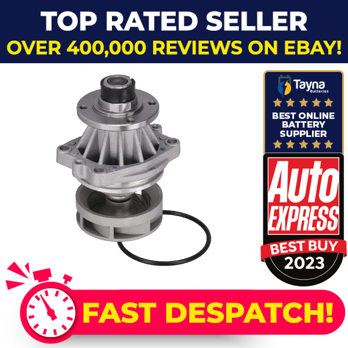 Water Pump fits BMW 325 E36, E46 2.5 90 to 06 Coolant 11511433712 11511433828