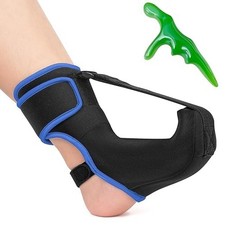 Plantar Fasciitis Night Splint Sock with Hand-Held Massage Tool Upgraded Soft...