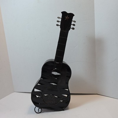21'' Guitar Cage by Epic Products Wine Bottle Cork Holder Rustic Bronze Metal