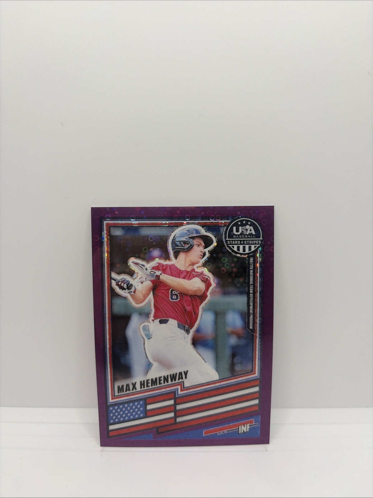 2026 USA Baseball Max Hemenway Purple Disco /99 SSP #185
