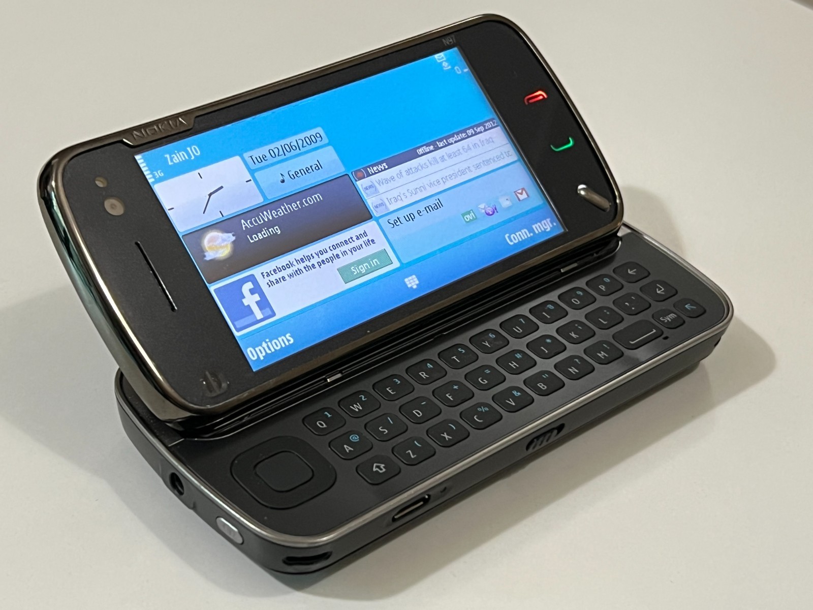 Original Nokia N97 32GB - Black &ndash; Unlocked &ndash; Rare Smartp