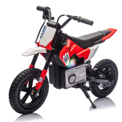 24V 200W High Speed Electric Dirt Bike, Kids Ride On Motorcycle 9.3MPH Motocross