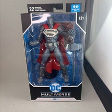 NEW 2023 McFarlane DC Multiverse 7    - Steel  Reign of the Supermen