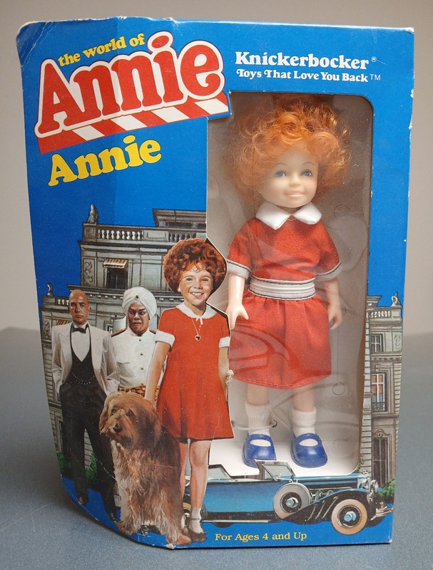 Vintage 1982 Knickerbocker The World of Annie 6” Annie Doll In Original Box 80s